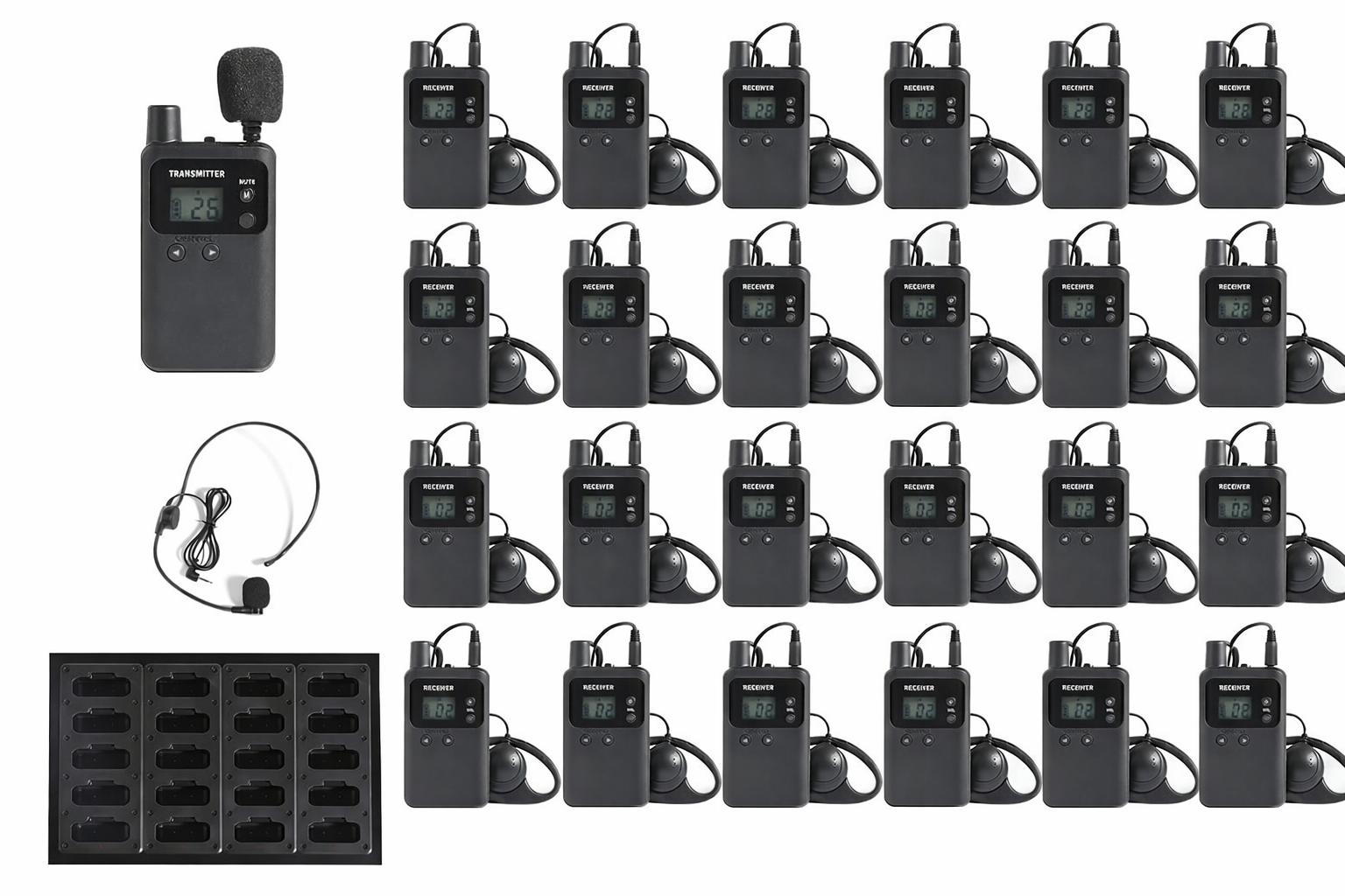 Kits d'interprétation mobiles (tour guide systems)